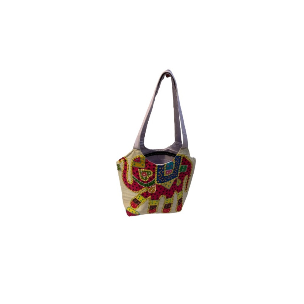 Handmade Boho Hippie Style Elephant Tote